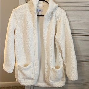 Cozy Sherpa cardigan NWOT